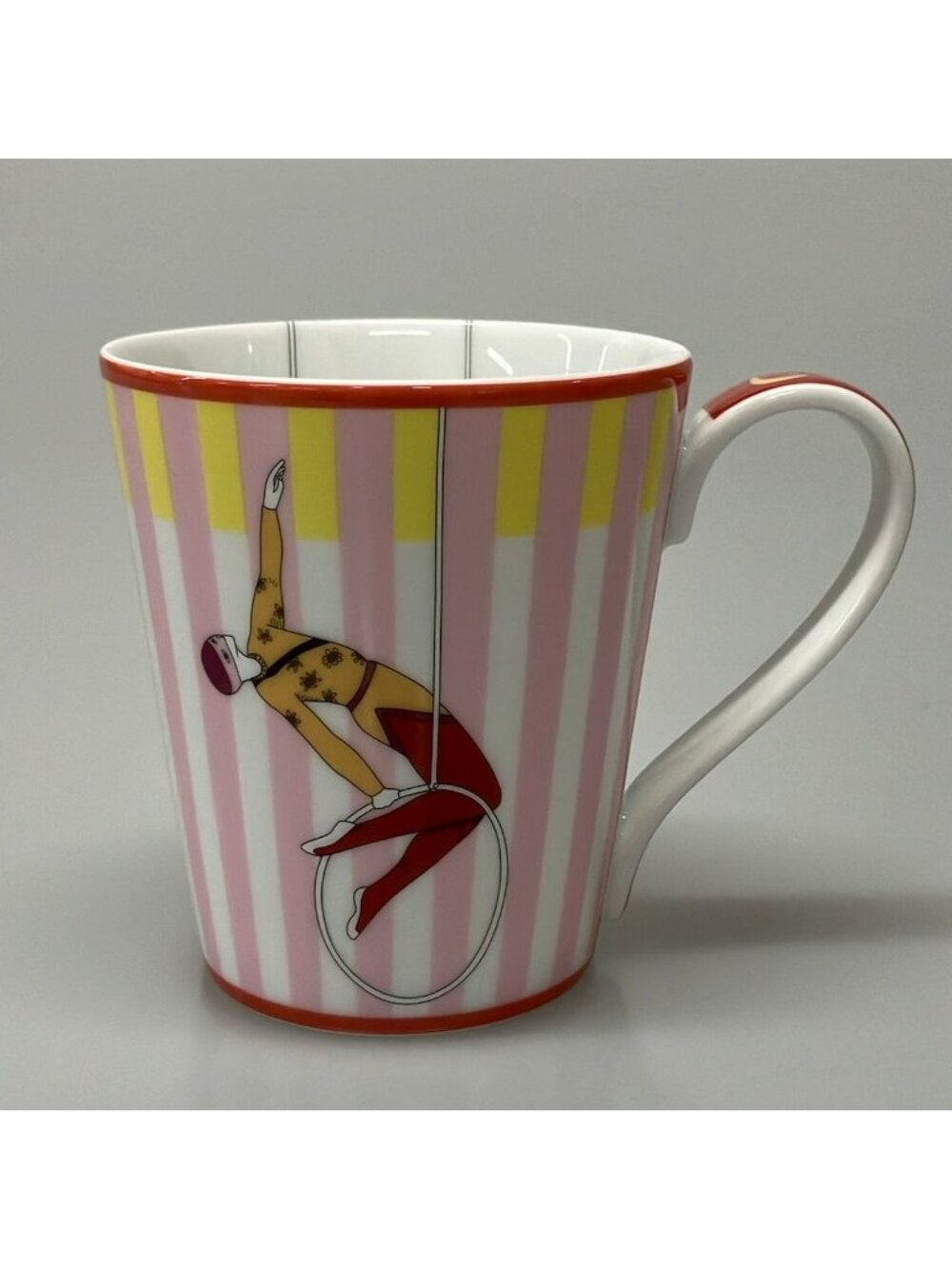 Hermes Mug Light Pink Orange Multi Circus